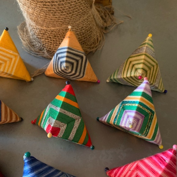 18 Ornament ideas, hang your own, use as decoration or vase filler. GEOMETRIC. - Picture 5 of 10